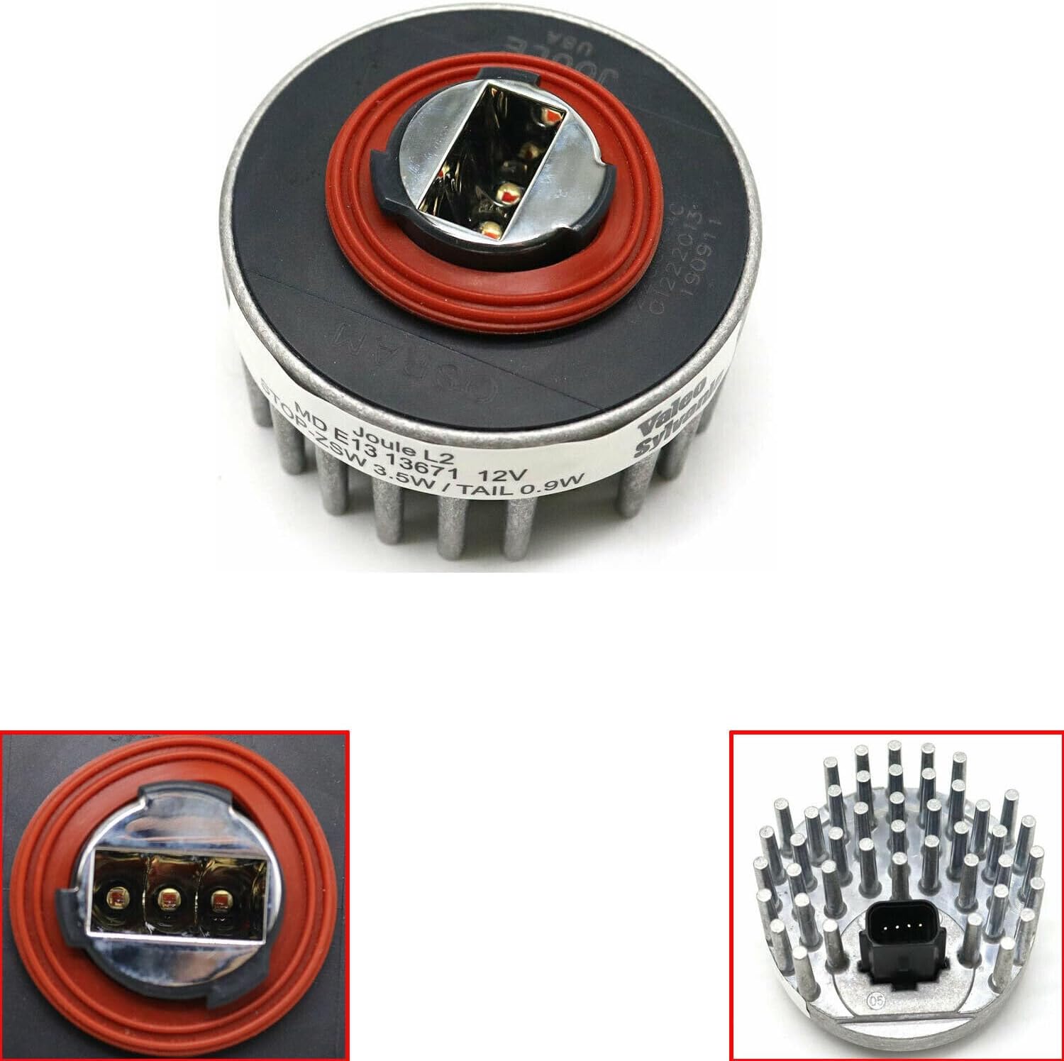 ya 4 8.10 for Cadillac 2013-2018 ATS XTS Tail Light Bulb LED Unit 13579168 84198978 