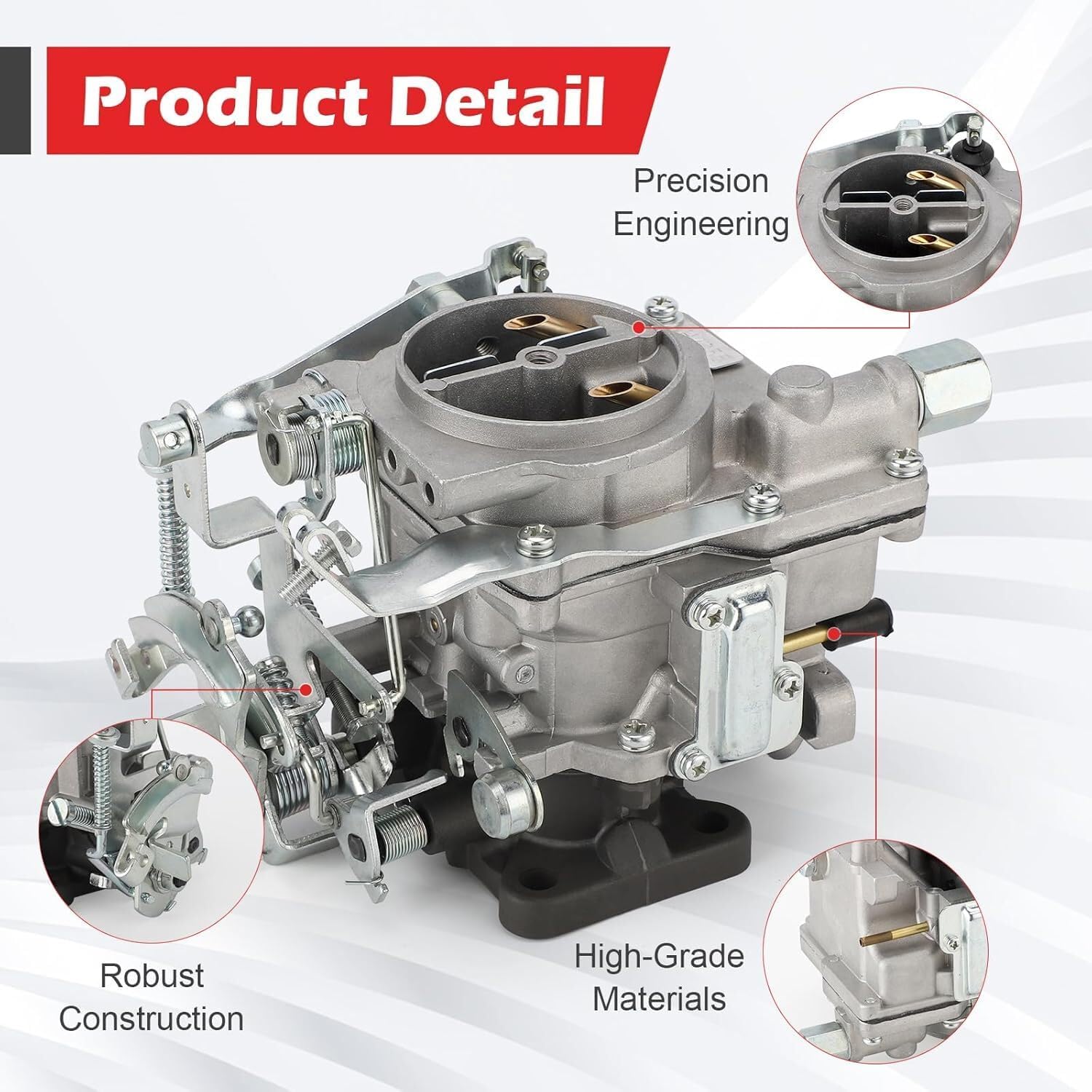 ya 2 8.15 2 Barrel Carburetor Fit for Suzuki Samurai 1986-1988 NO.21100-24034 21100-24035