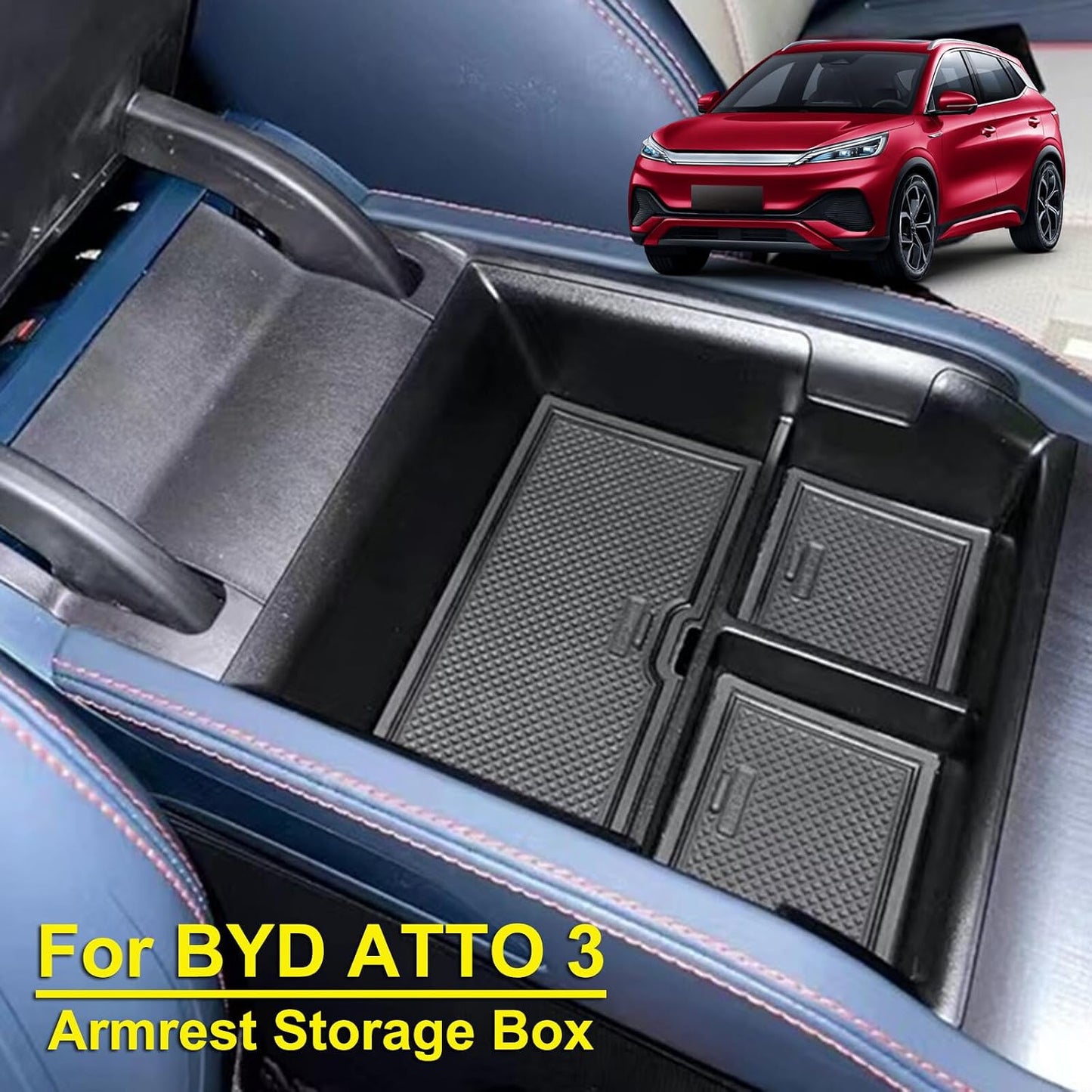 ya 4 8.24 baidi for BYD ATTO 3 2022 2023 2024 Car Armrest Storage Box Center Console Tray Pallet