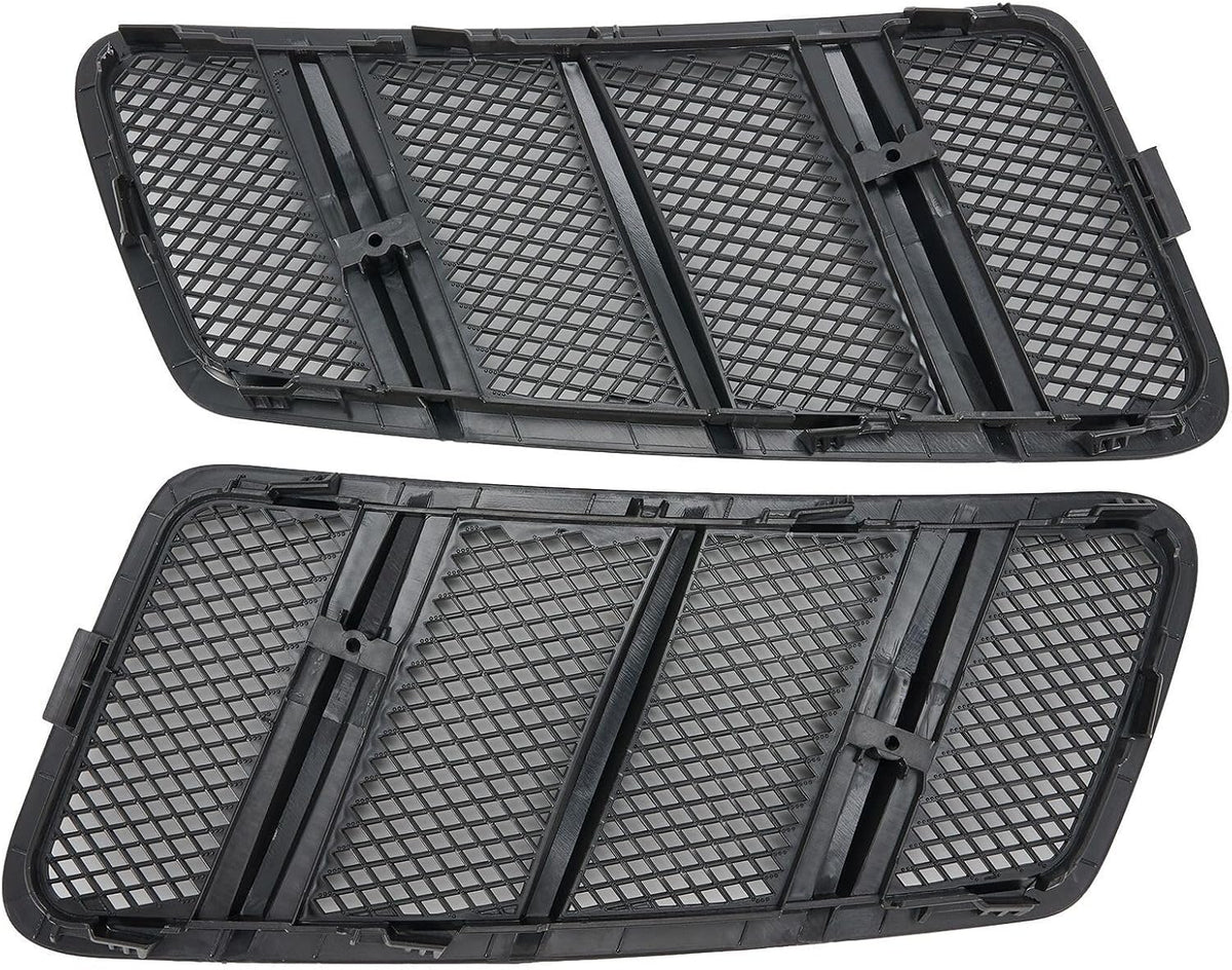 ya 4 8.14 2Pcs for Benz W166/ML/GL Class Black Plastic Hood Air Vent Grille Cover