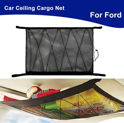 ya 2 8.15 for Ford Truck Accessories Ceiling Roof Cargo Net Storage Bag Mesh Organizer