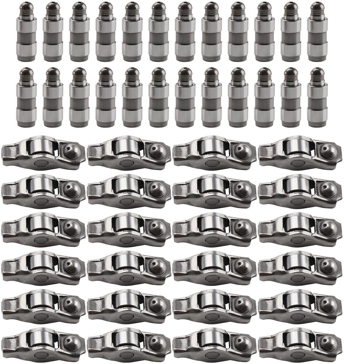 ya 4 8.14 48pcs Rocker Arms &Valve Lifters Kit For 2011-2020 for Jeep for Dodge for Chrysler 3.6L 3.2L