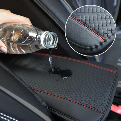 ya 5 8.10 Car Armrest Box Pad Mat Protector Cover PU Embossed Breathable Accessories