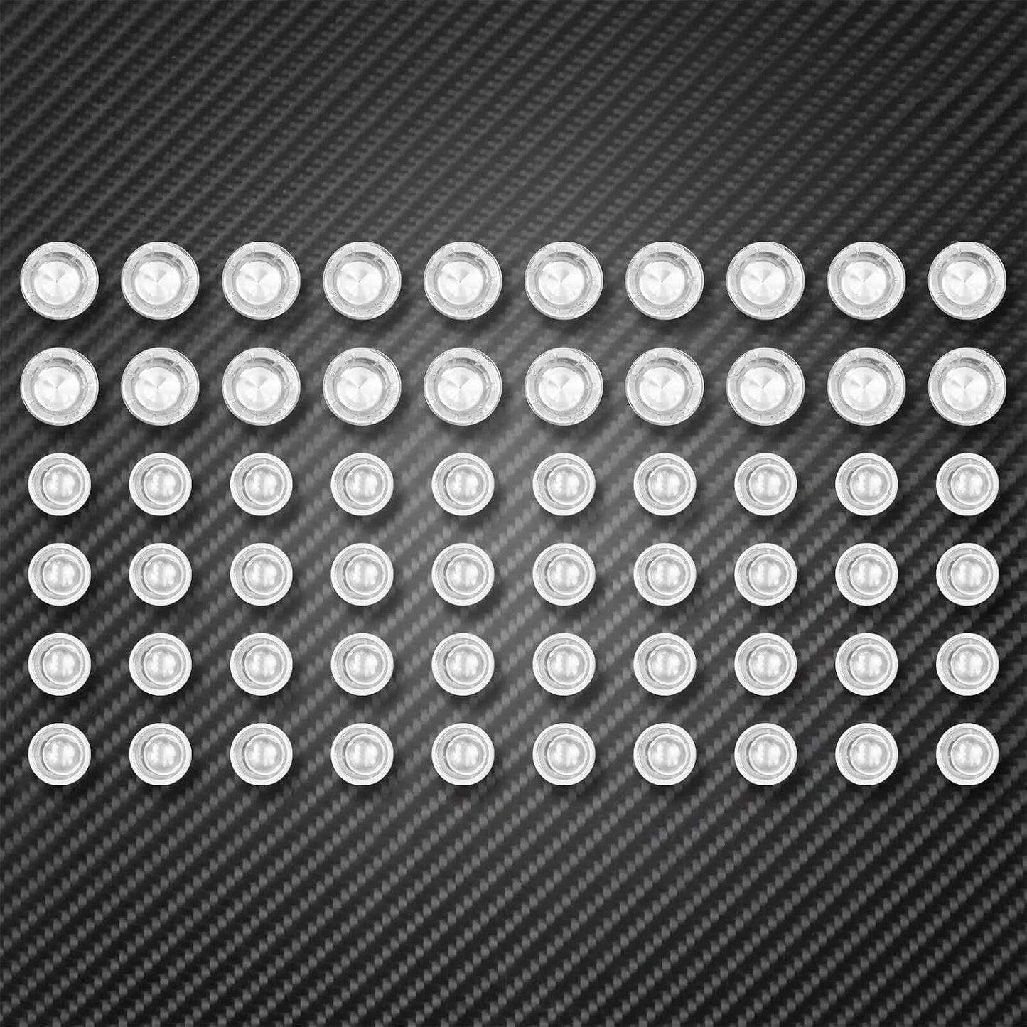 ya 2 8.15 60pc Plastic Engine KAPS Bolt Covers Cap Fit for Harley M8 Touring Softail 18-23