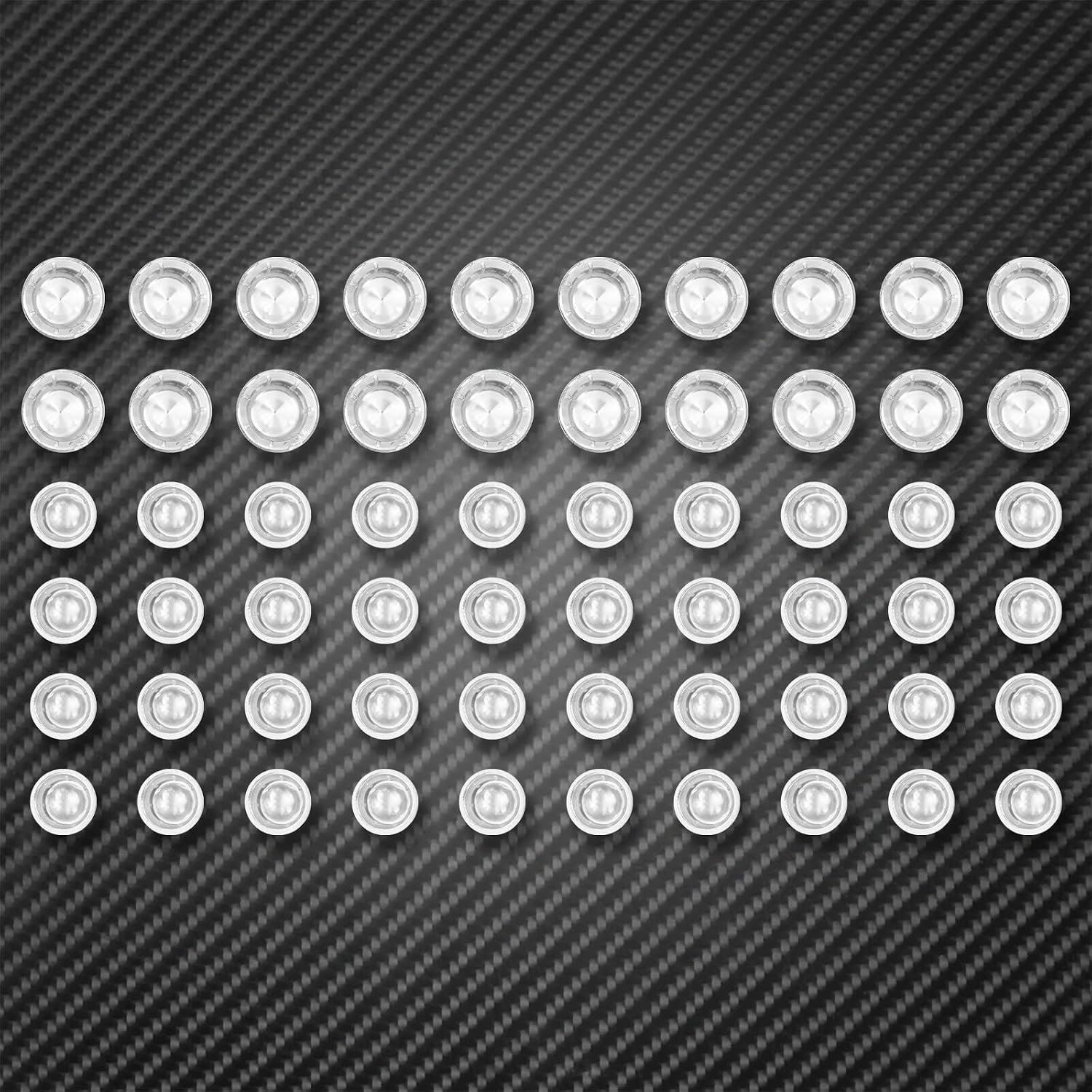 ya 2 8.15 60pc Plastic Engine KAPS Bolt Covers Cap Fit for Harley M8 Touring Softail 18-23