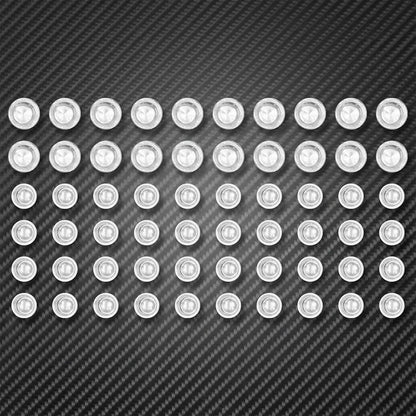 ya 2 8.15 60pc Plastic Engine KAPS Bolt Covers Cap Fit for Harley M8 Touring Softail 18-23