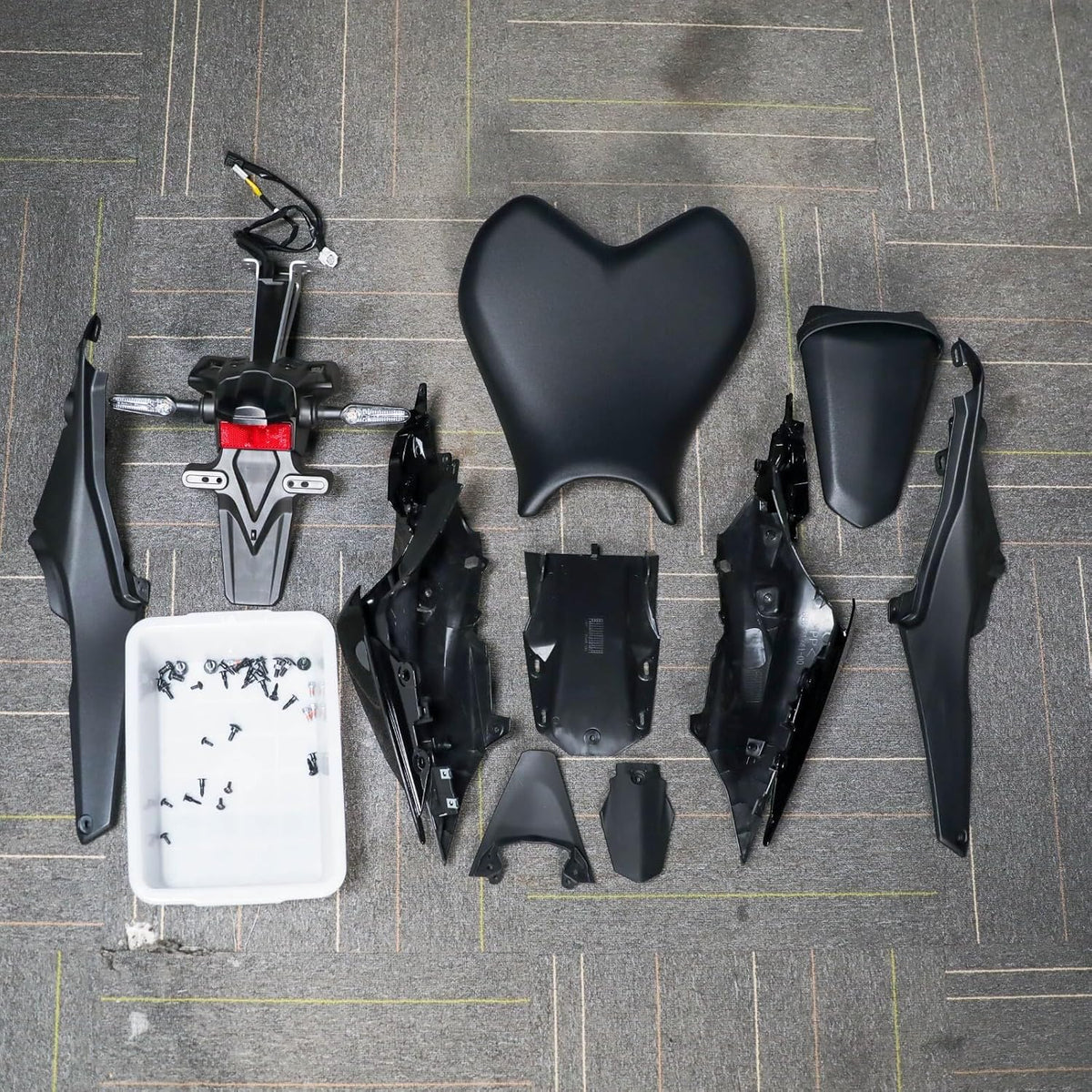 ya 13 9.15 baidi for Yamaha MT-07 FZ07 YZFR7 Tail Tidy Rear Fender Eliminator License Plate Light