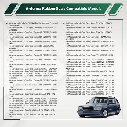 ya 6 8.24 baidi for Mercedes E-Klasse W124 A124/C124 Aerial A1248270898 Antenna Foot Rubber Seal