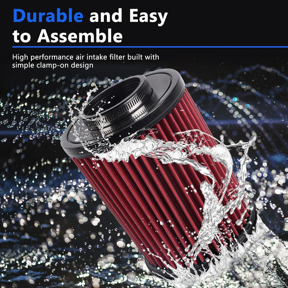 ya 13 9.15 baidi High Per for MAN ce Premium Washable Replacement Engine Air Filter E-2993