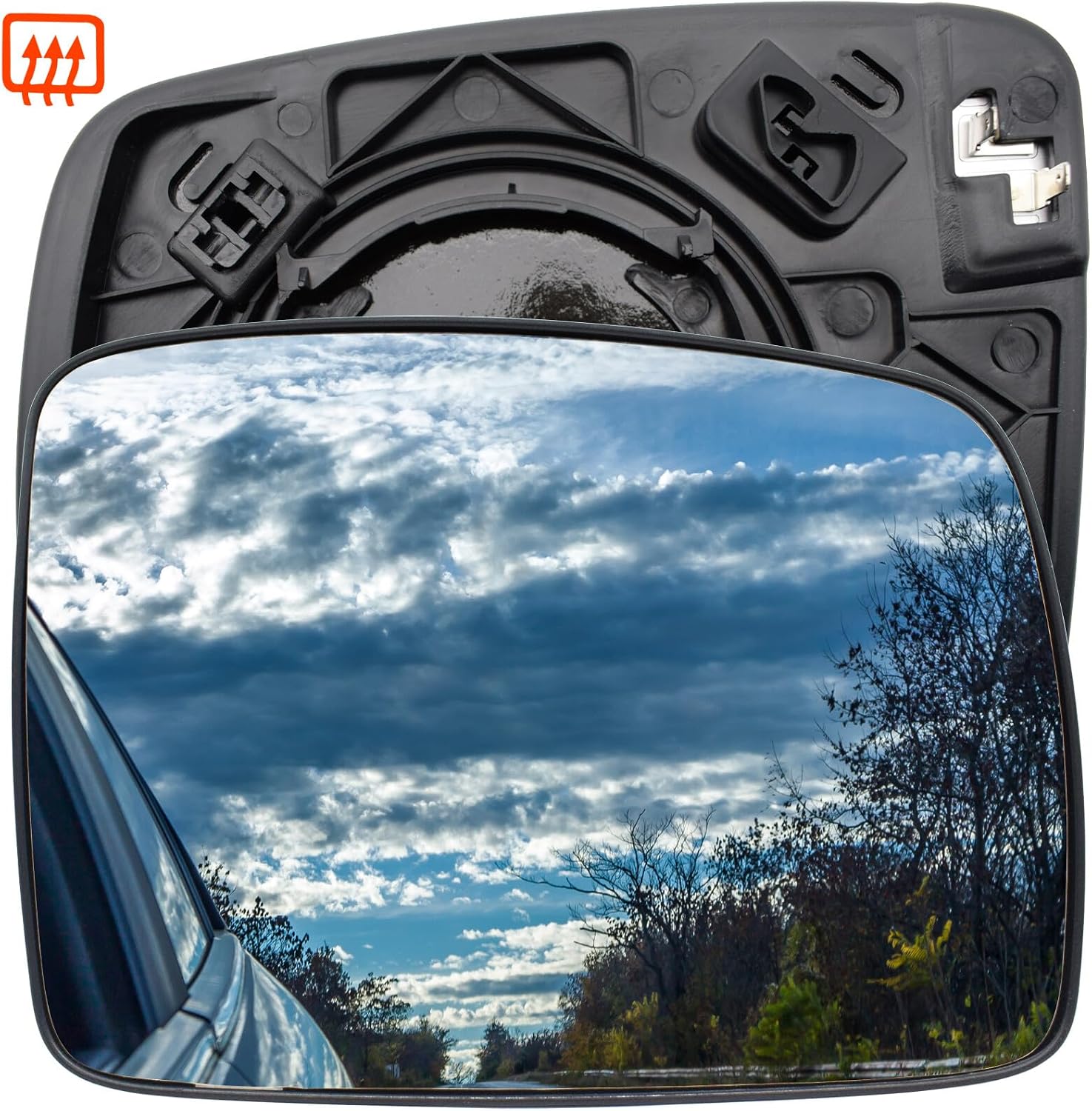 ya 2 8.15 for Land Rover Discovery 3 lander 2 Range Right Hand Side Wing Mirror Glass
