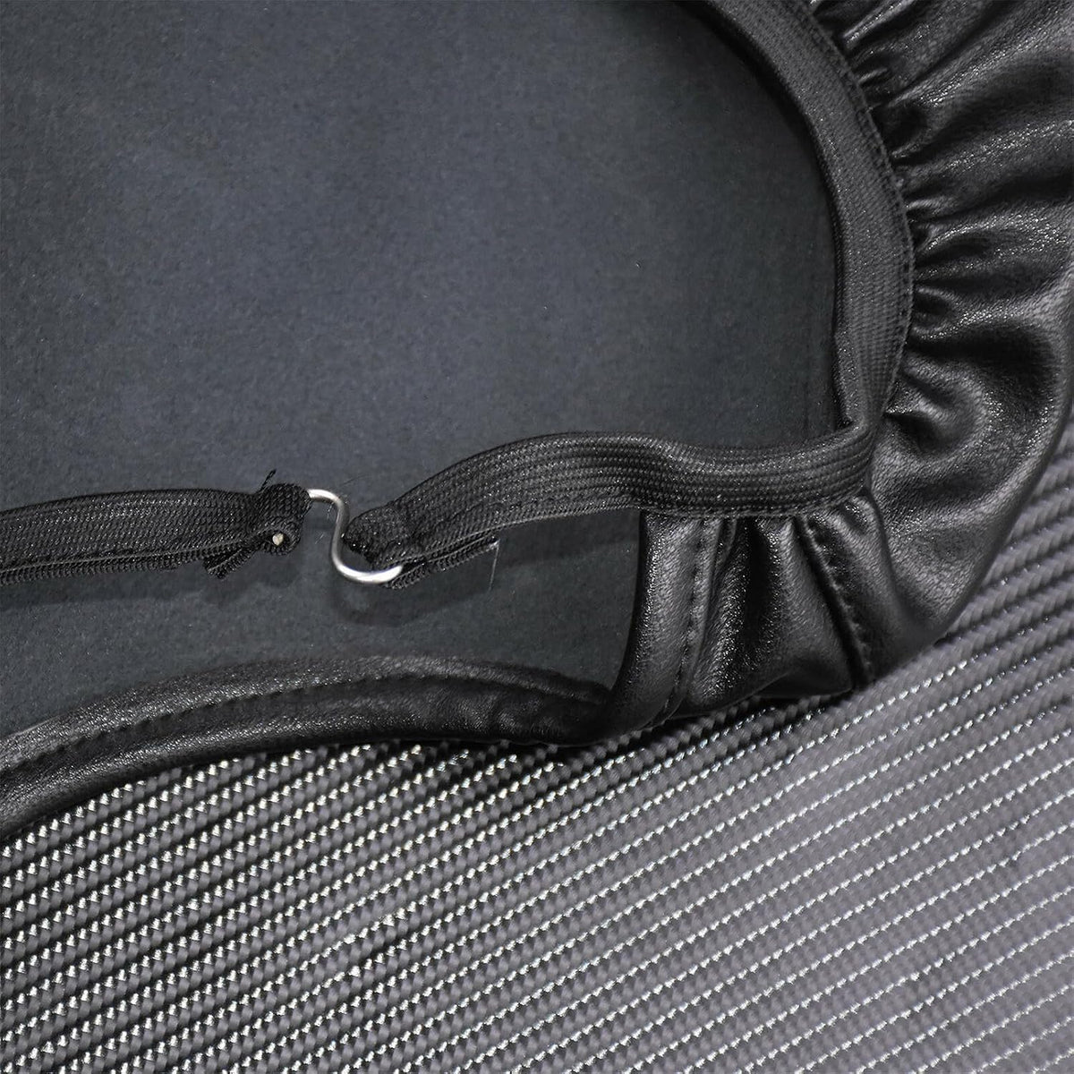 ya 13 9.15 baidi Gas Fuel Tank Bra Shield Protector Black Fit for Harley Dyna Fat Bob 2004-2