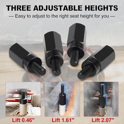 ya 7 8.24 baidi 4PCS for SEAT Riser Raise 2 inch Lift Kit For Can-Am Maverick X3 All Years UTV NEW