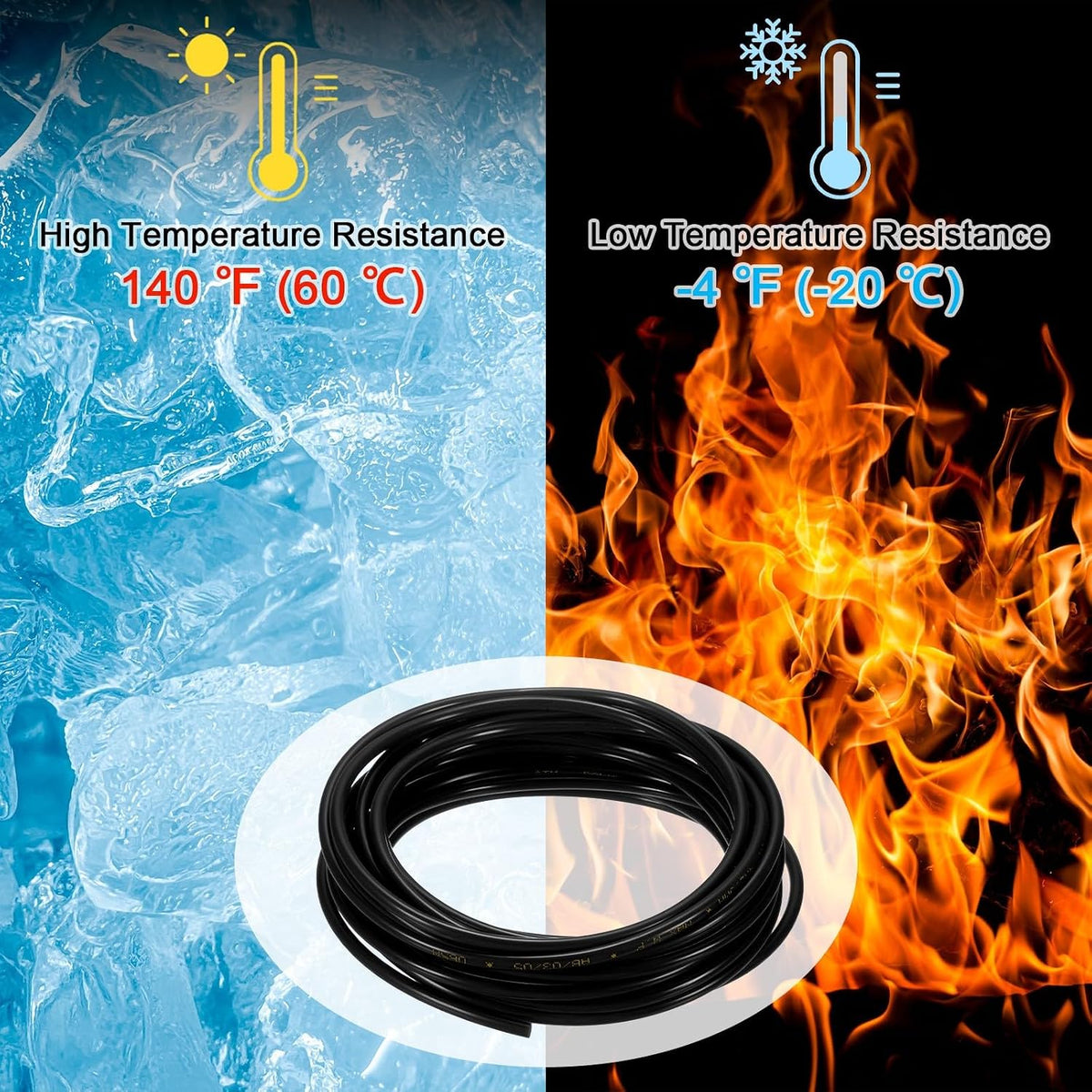 ya 14 9.20 baidi 5Meter Pneumatic Tubing Pipe 2.5x4mm PU Polyurethane Air Compressor Hose Black-1