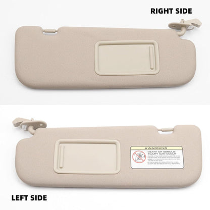 ya 11 9.14 baidiTwo-Pack of Beige Left and Right Sun Visors Suitable for Hyundai for Elantra 2012 GL 2.0L 852203X000TX-