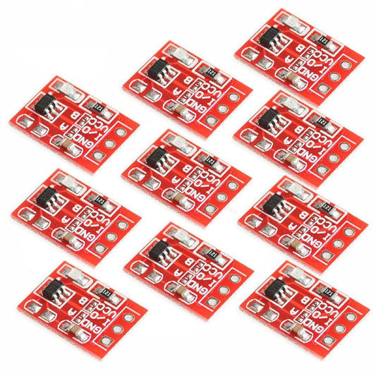 ya 16 10.20 baidi 10pcs 2.5-5.5V TTP223 Self-Locking/No-Locking Capacitive Touch Switch Key Module