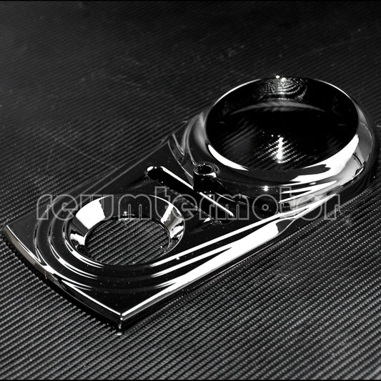 ya 4 8.14 Dash Panel Insert Cover Fit for Harley Softail Dyna FXDWG FXSTC 1993-2015 Black