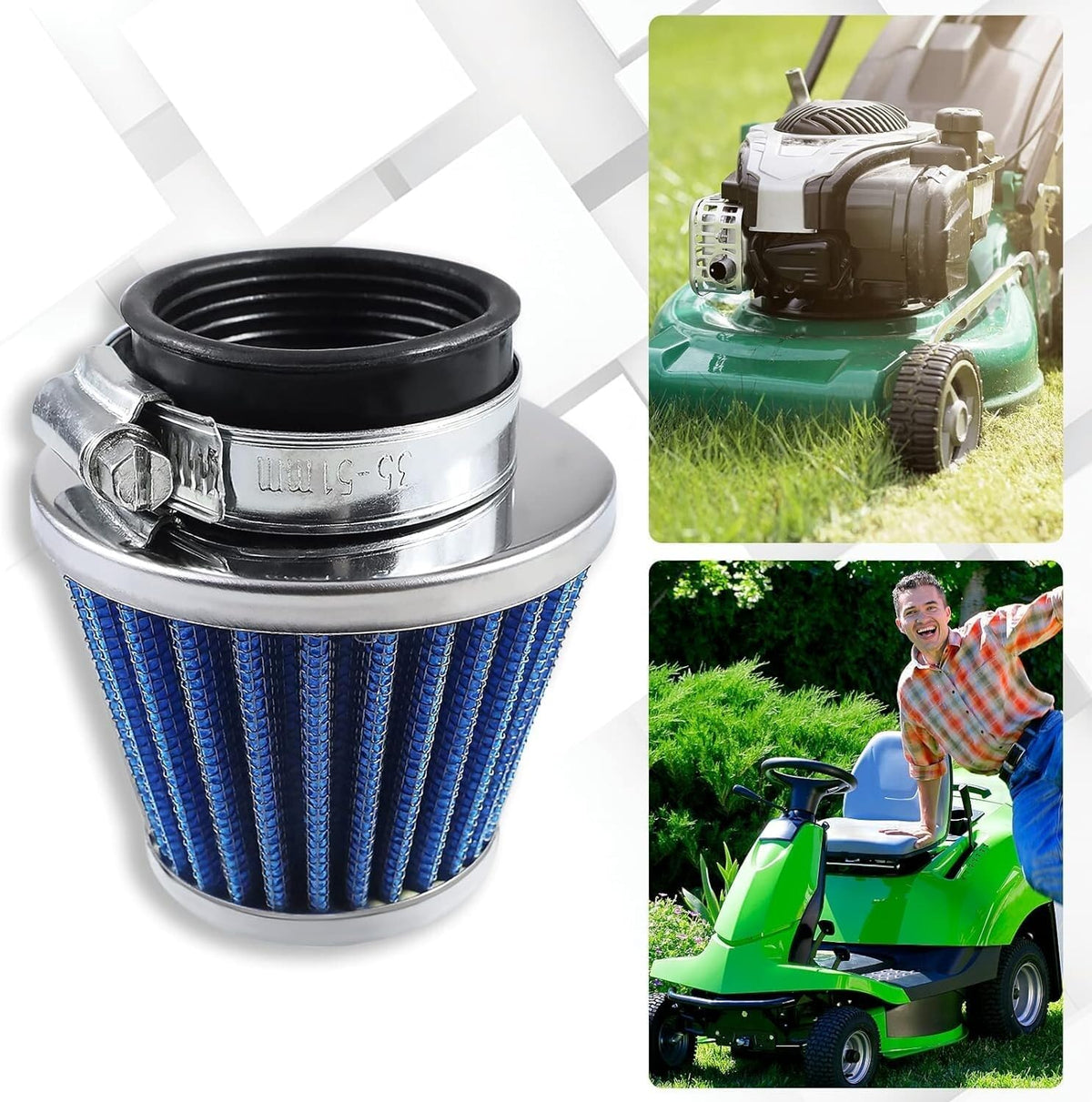 ya 23 10.7 baidi Air Filter for GY6 Moped Scooter Dirt Bike Motorcycle 50cc 110cc 125cc 150cc 200
