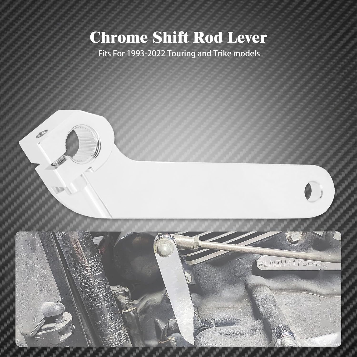 ya 6 8.24 baidi CNC Inner Shift Rod Shifter Shaft Lever Bracket Fit for Harley Touring 1993-2022