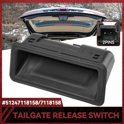 ya 14 9.20 zhengce Boot Lid Trunk Tailgate Release Handle Switch for BMW E88 E90 E60 E70 X1 X5-1