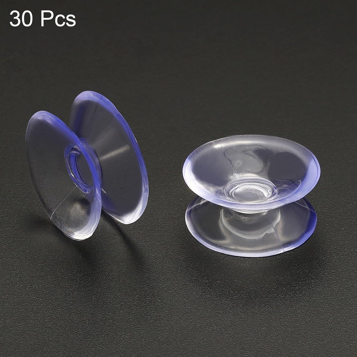 ya 26 10.21 baidi 30pcs Glass Table Top Spacers 20mm Dia. PVC Double Sided Suction Cup Wall Hanger