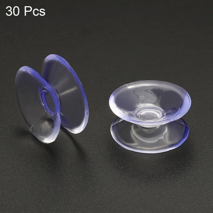 ya 26 10.21 baidi 30pcs Glass Table Top Spacers 20mm Dia. PVC Double Sided Suction Cup Wall Hanger