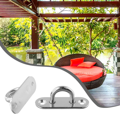 ya 26 10.21 baidi 2¡Á Heavy Duty Stainless Steel Hook Mount Ceiling Fan Chandel Ceiling Hanging Kit