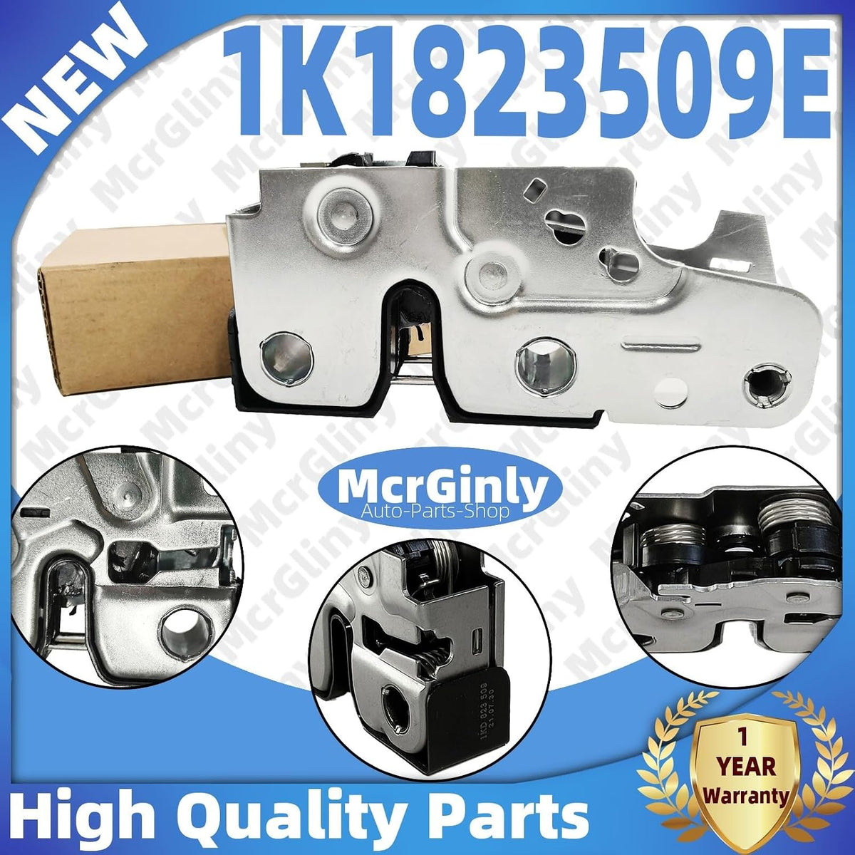 ya 11 9.14 baidifor VW for Golf 2004-2009/ for Jetta 2005-2010 1K1823509E Engine Hood Lower Latch Lock