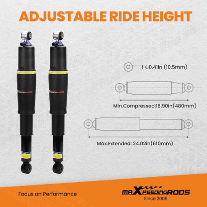 ya 10 9.16 baidi Rear Air Suspension Shock Pair for Chevy for GMC for Cadillac 25979391