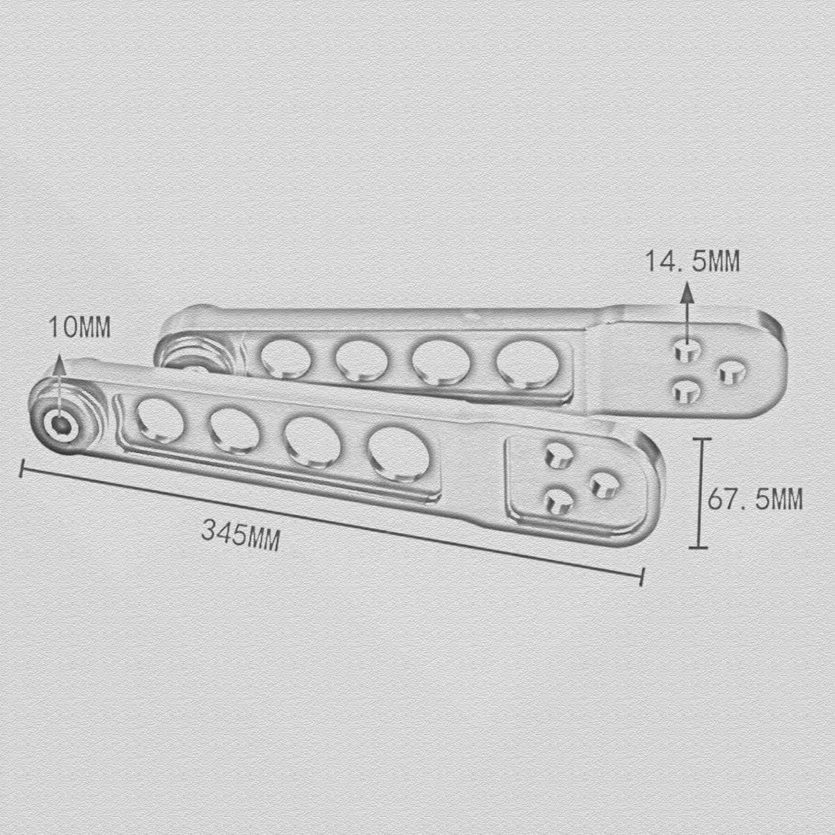 ya 9 10.24 Rear Lower Control Arm + Subf for Ram e Support + Collar Bar for 2001-2005 for Honda for Civic DX ES-