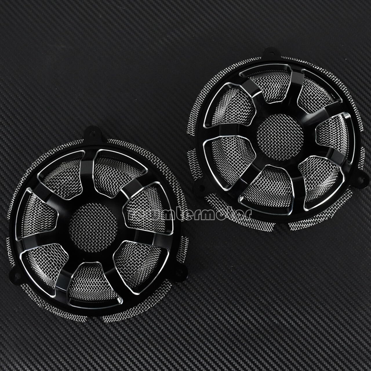 ya 7 8.24 baidi Contrast Cut Front Speaker Grill Masks Cover Fit for Harley Touring CVO 2014-19