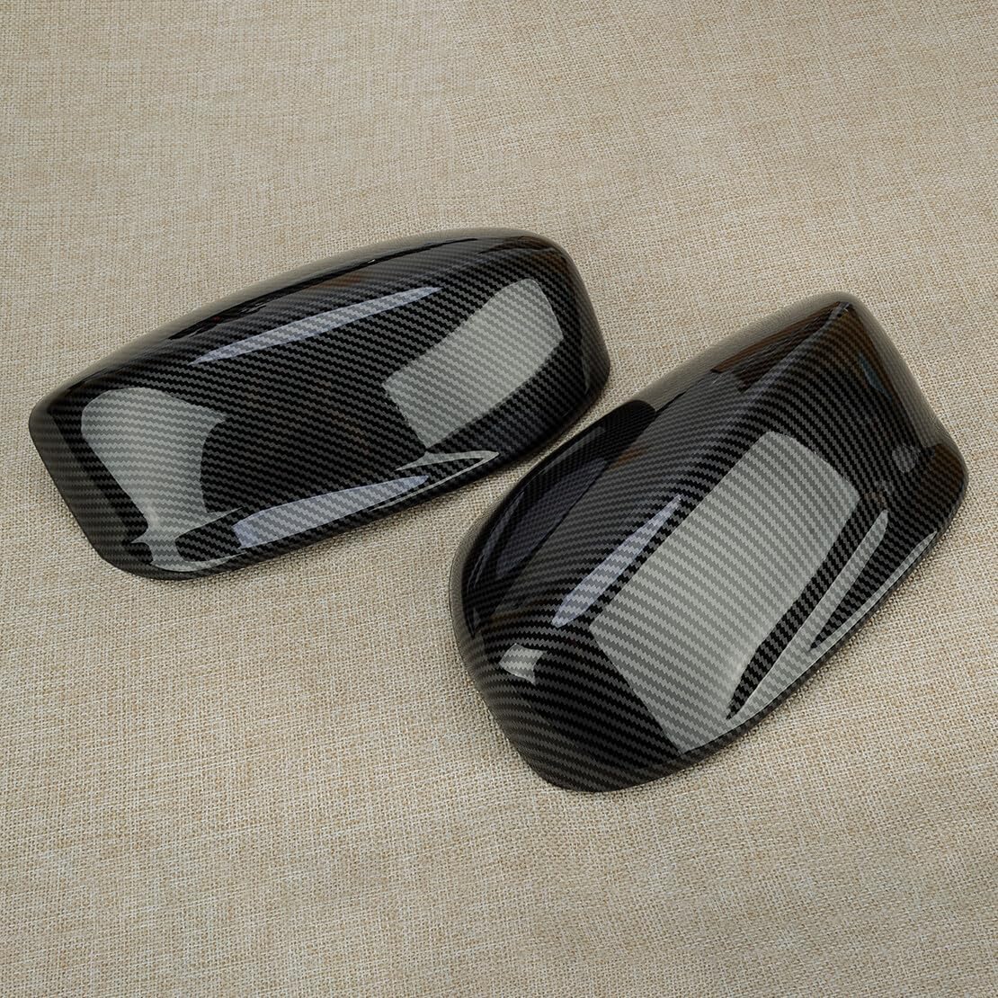 ya 9 10.24 Carbon Fiber Style Side Mirror Protector Fits for Acura ILX Sedan 2013-2022