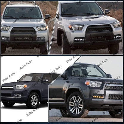 ya 2 8.15 A pair of front bumper fog lights LED DRL suitable for Toyota 4Runner 2010-2013