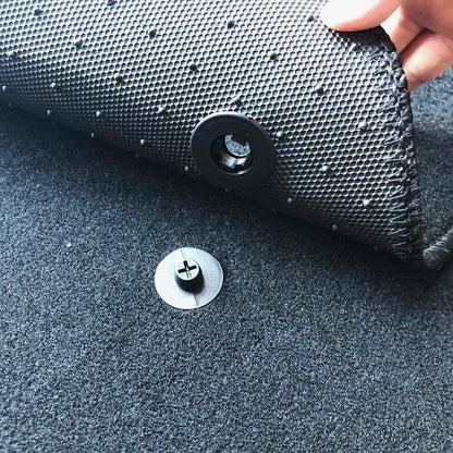 ya 4 8.10 10 Sets Universal Black Car Floor Mat-Clips Carpet Retainer Fixing-Holders Grips
