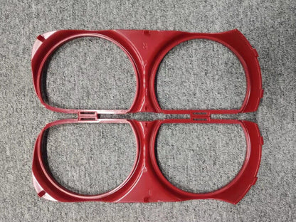 ya 4 8.10 1 set of headlight bezel trim left and right for Dodge for Challenger 15-21 O