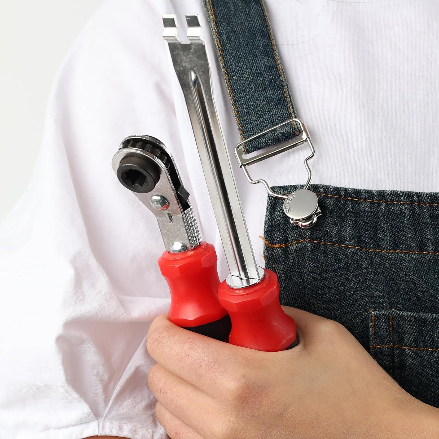 ya 6 8.24 baidi 2PCS Automatic Slack Adjuster Tool Set Release Tool Wrench Efficiency Ratchet