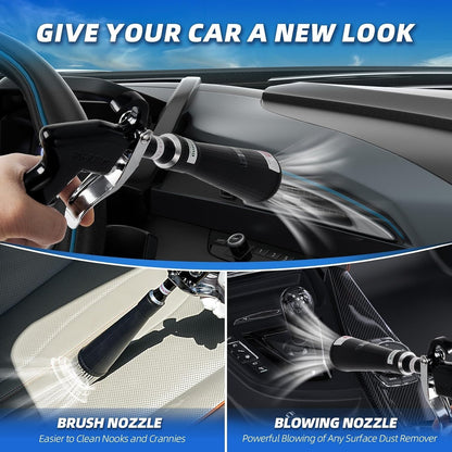 ya 8 8.24 baidi Tornado Car Cleaning Gun Vortex Air Blow Quickly Remove Gun Surface Dirt & Dust