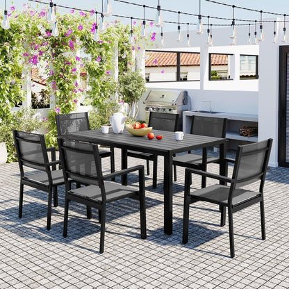 ya 28 10.13 baidi Gray Steel Table Set, for Patio