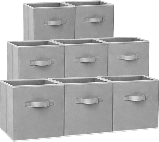 ya 26 10.21 baidi Stora Cube - 11-inch Heavy Duty Fabric Stora Box, Cube Foldable Stora Box -