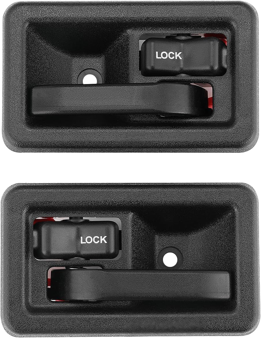 ya 10 9.16 baidi 1Pair Left+Right Inside Door Handles Interior for 1987-2004 for Jeep for Wrangler