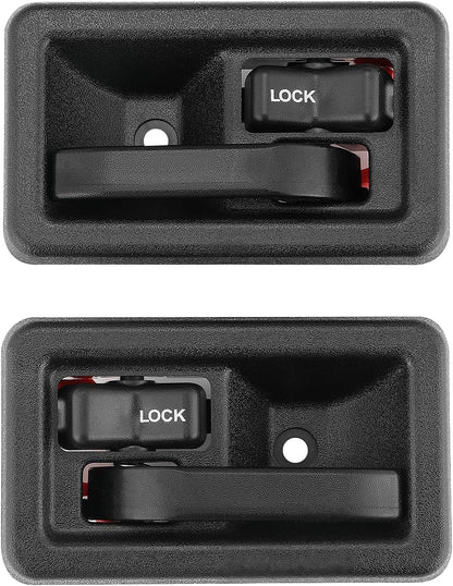 ya 10 9.16 baidi 1Pair Left+Right Inside Door Handles Interior for 1987-2004 for Jeep for Wrangler