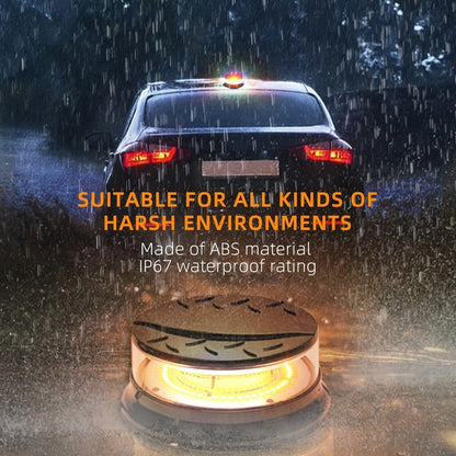 ya 7 8.24 baidi Car Automotive Amber Magnetic Flashing Strobe Emergency LED Warning