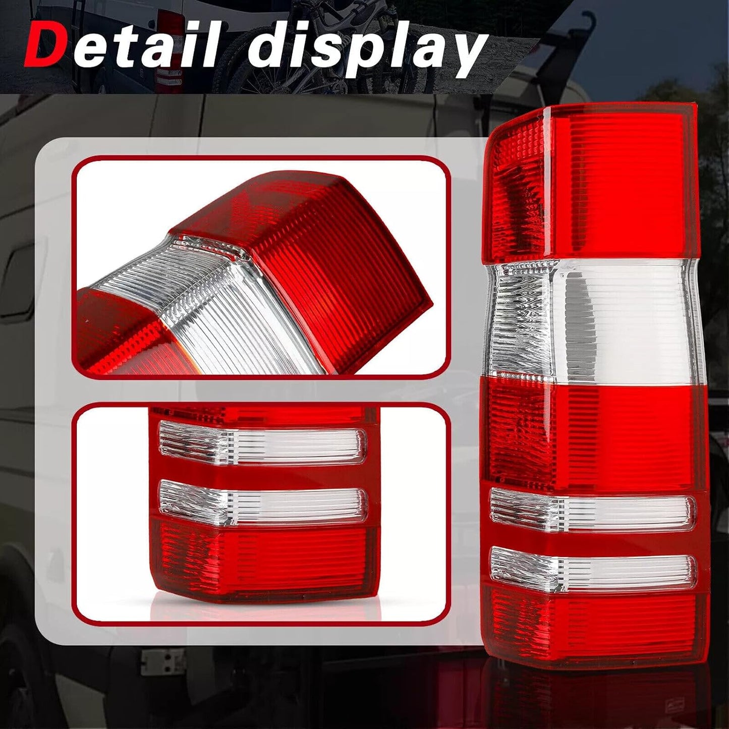 ya 2 8.15 1 piece for Mercedes-Benz Sprinter 2500 3500 2007-2017 left taillight (without bulb)