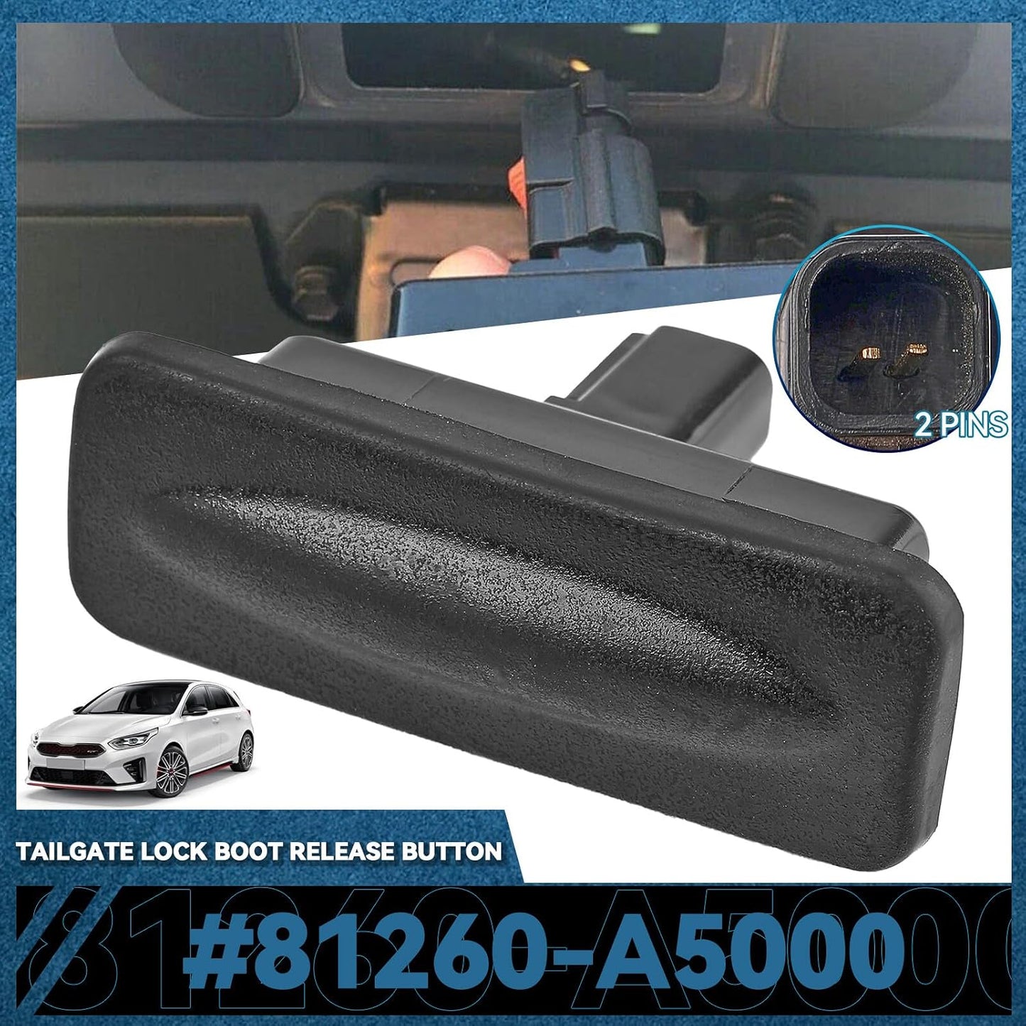 ya 7 8.24 baidi Tailgate Boot Release Button for Hyundai I30 GD Hatchback 2012-2017 81260A5000