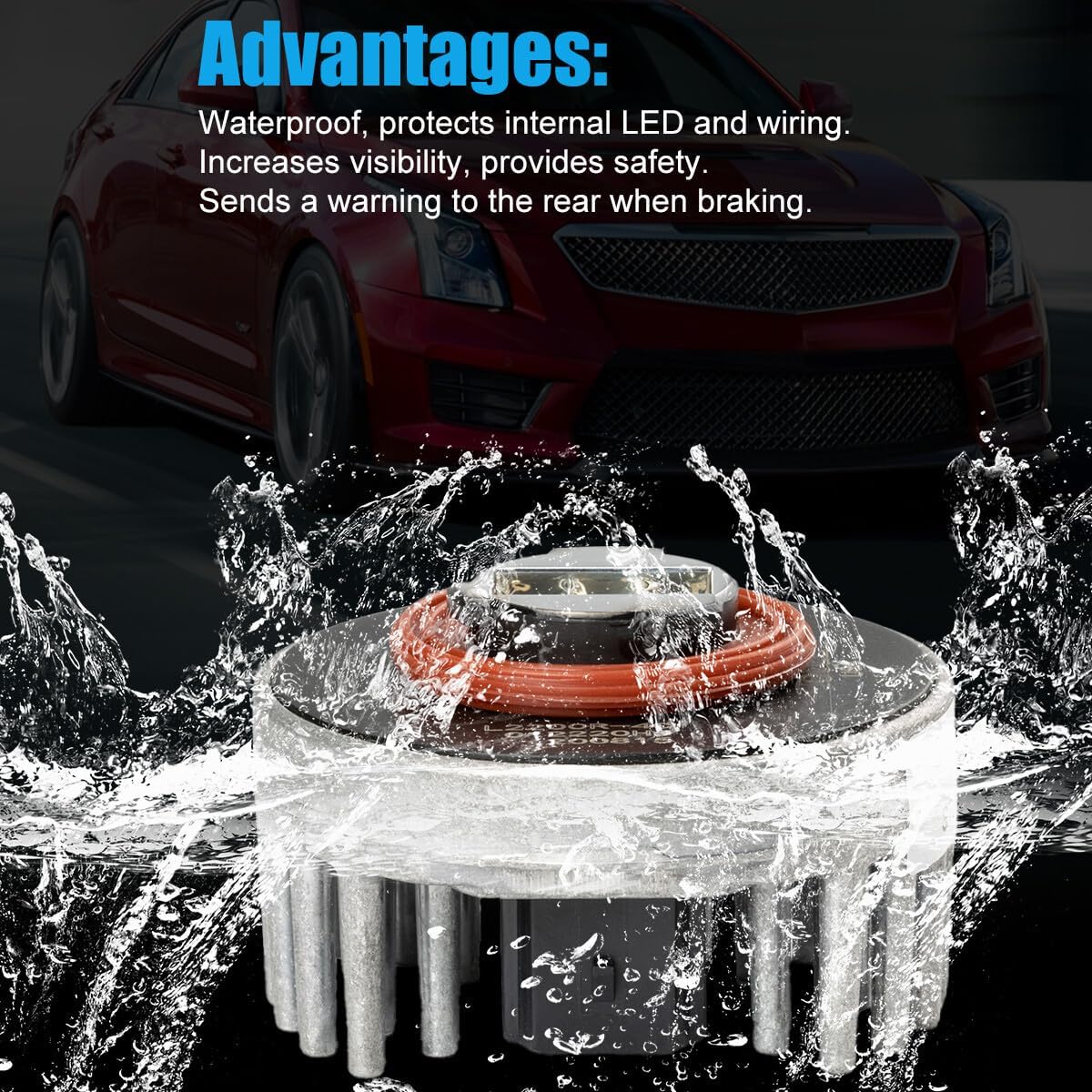 ya 7 8.24 baidi 13579168 FOR for Cadillac ATS XTS CTS 2013-2017 LED BRAKE REAR TAIL LIGHT MODULE USA
