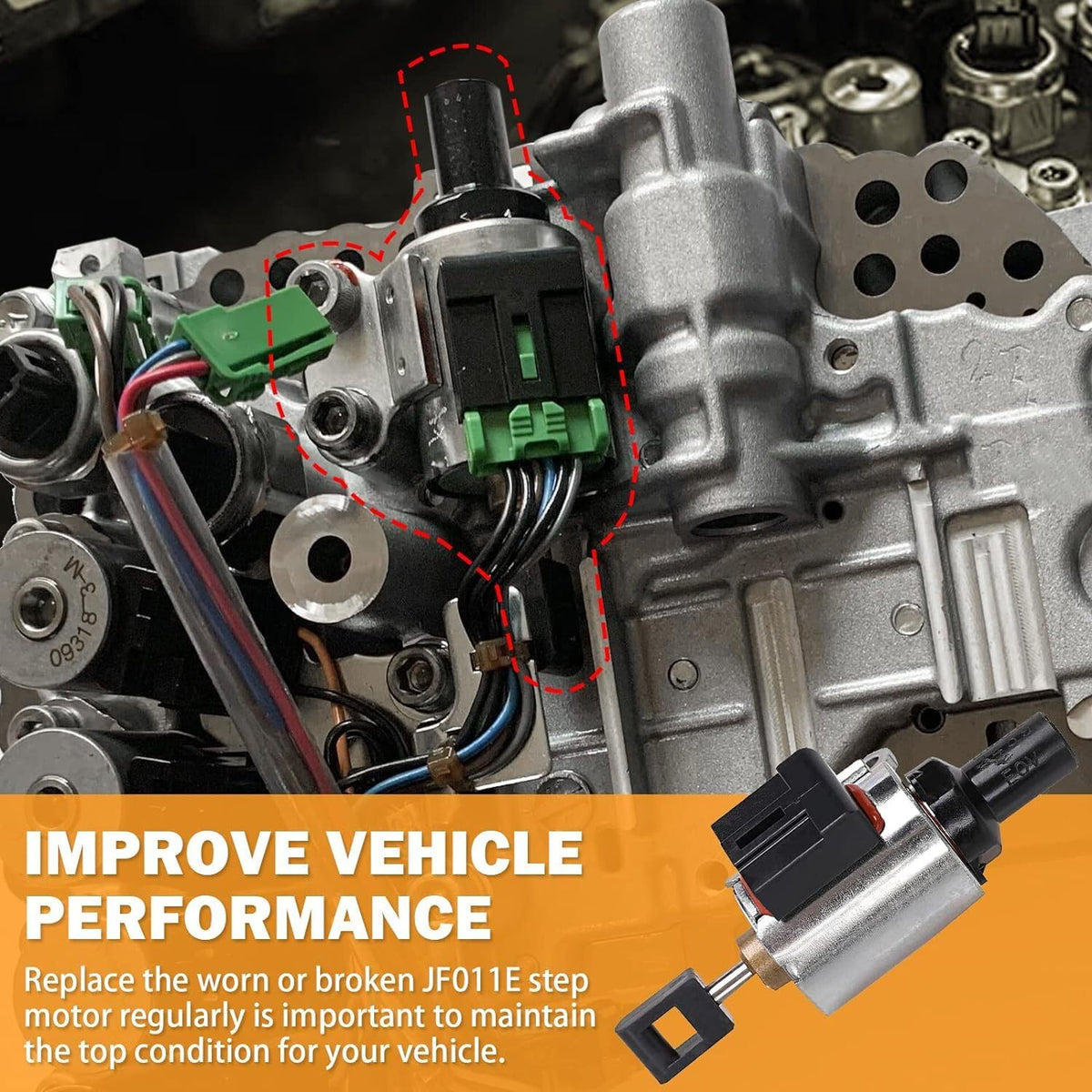 ya 5 8.10 Transmission Stepper CVT Step Motor for Nissan for Altima Rogue 2.5L RE0F10E JF011E