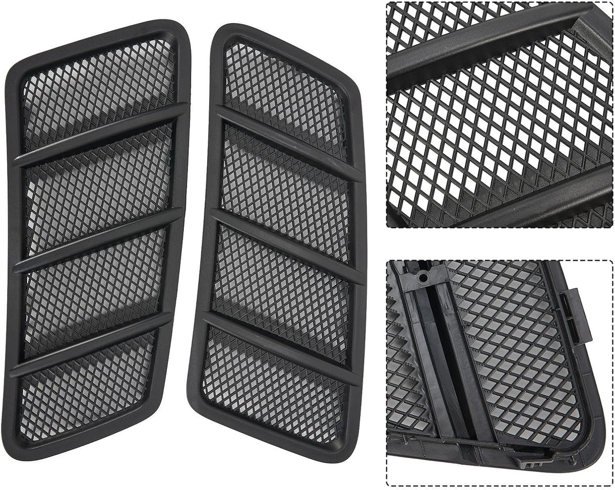 ya 4 8.14 2Pcs Side Hood Air Vent Grille Cover for Mercedes for Benz W166 ML GL Class