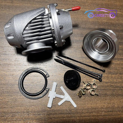 ya 4 8.24 baidi Universal HKS2 SQV SSQV BOV Turbo Blow Off Valve BOV With Adapter Flange Silver