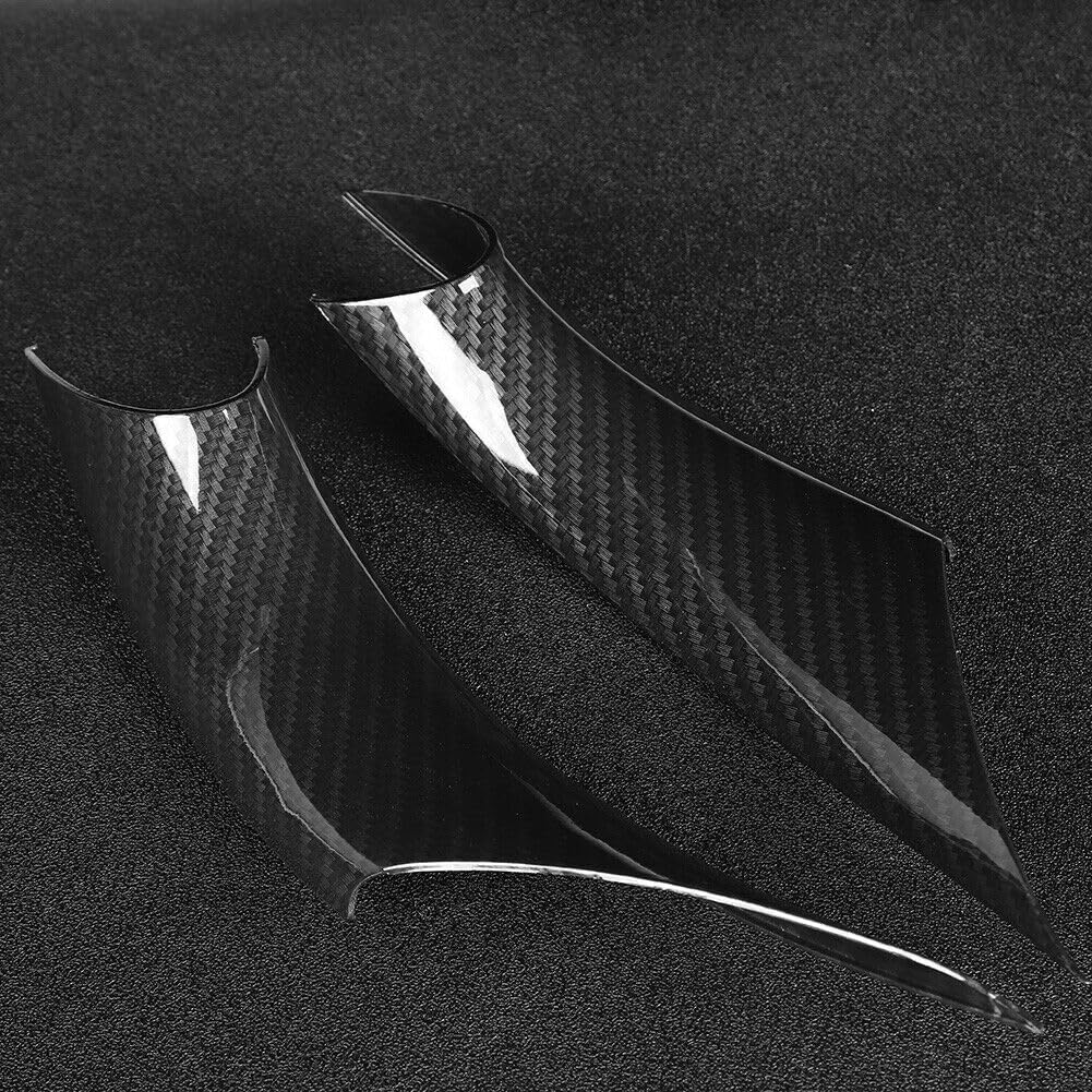 ya 2 8.15 Auto 2pcs Interior Door Pull Handle Cover Trim Carbon Fiber Style for 3 Series 4
