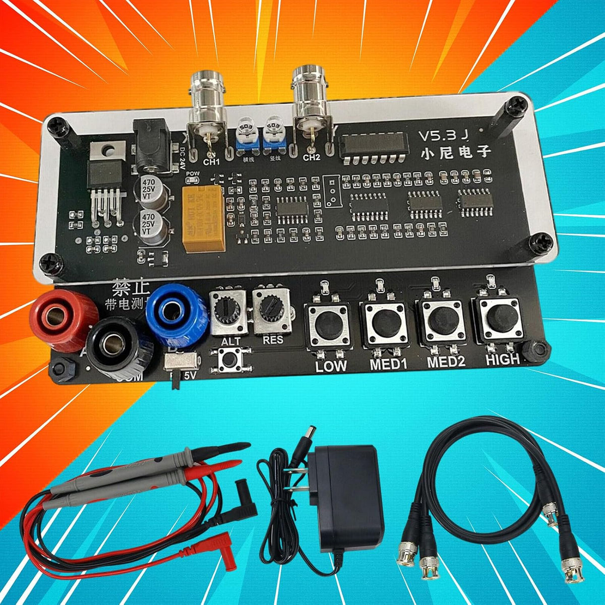 ya 16 10.20 baidi VI Curve Tester 2Channel Input Acrylic Version Alternate Display 4Test Frequency