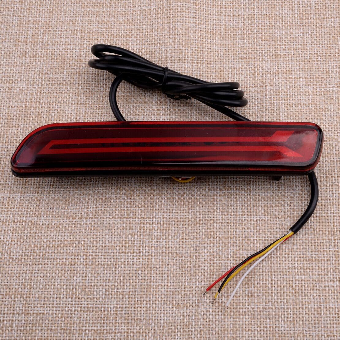 ya 4 8.14 LED Reflector Rear Bumper Tail Light Brake Light Fits for Suzuki SX4 2007-2017 @